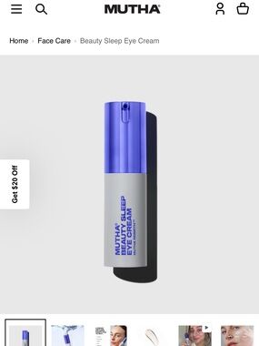 MUTHA REBIRTH Beauty Sleep Eye Cream — 15 ml